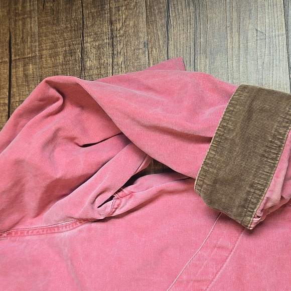 Eddie Bauer Vintage Canvas Barn Jacket Corduroy Streetwear Heritage Workwear - Picture 5 of 8